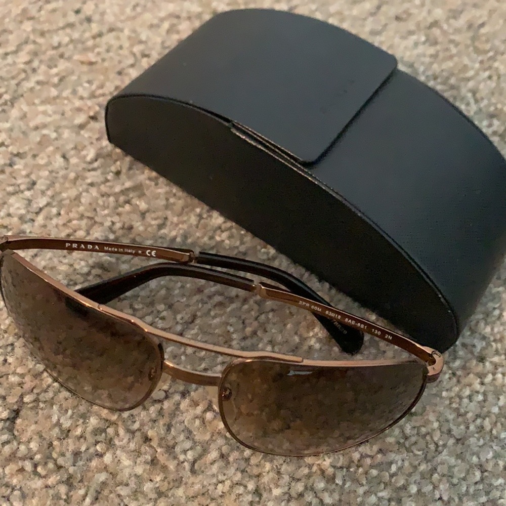 Prada aviator sunglasses. Gradient lenses